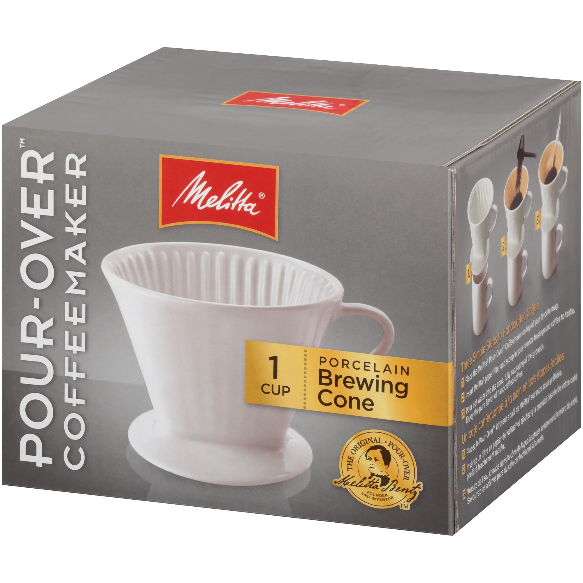1-Cup Porcelain Pour-Over™ Coffeemaker - Image 10