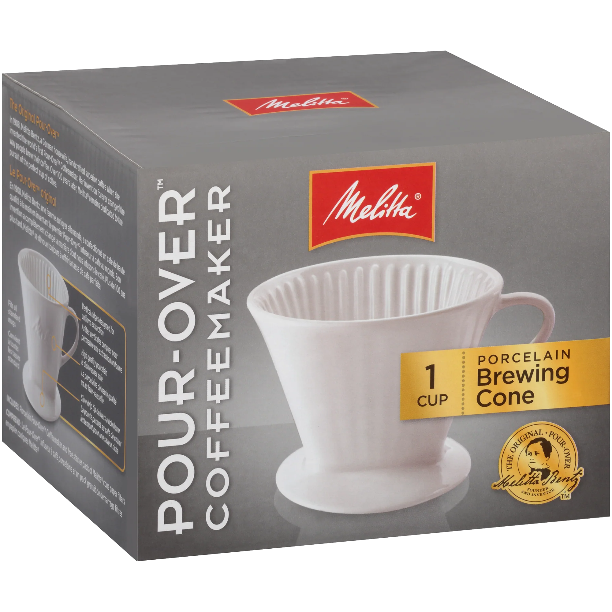 1-Cup Porcelain Pour-Over™ Coffeemaker - Image 9