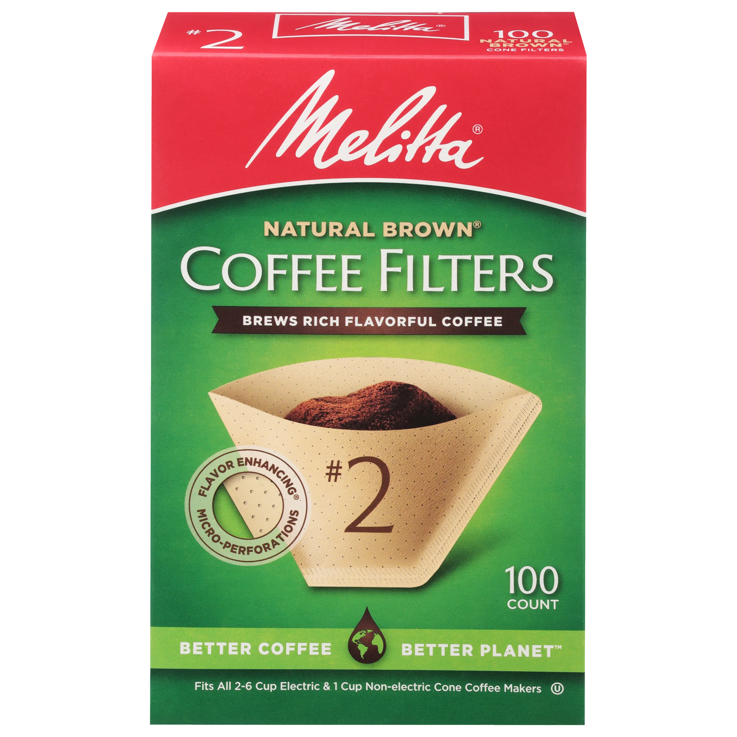 #2 Cone Filter Paper Natural Brown - 100 Count - Image 5