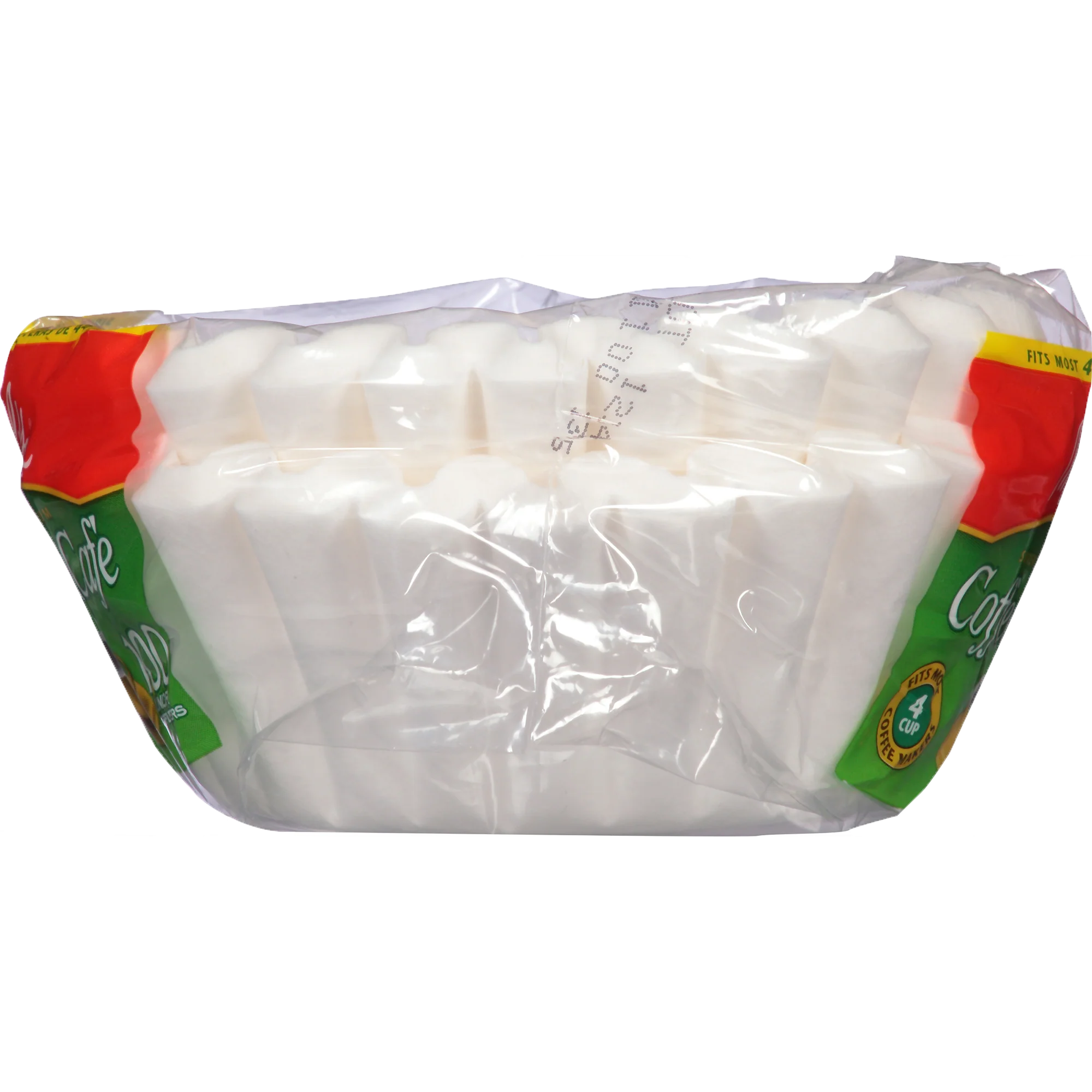 4-6 Cup Jr. Basket Filter Paper White - 100 Count - Image 3