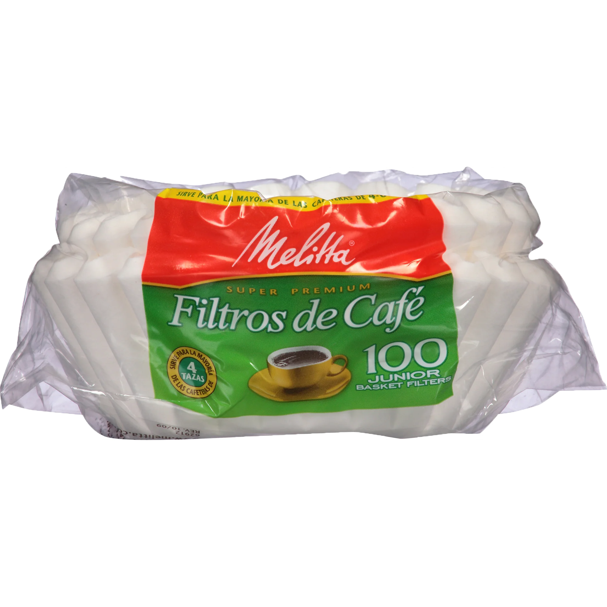 4-6 Cup Jr. Basket Filter Paper White - 100 Count - Image 4