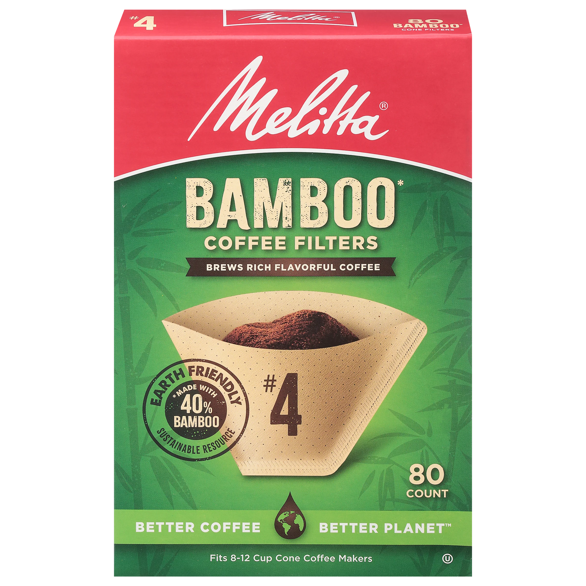 #4 Cone Bamboo Filter Paper - 80 Count - Image 5