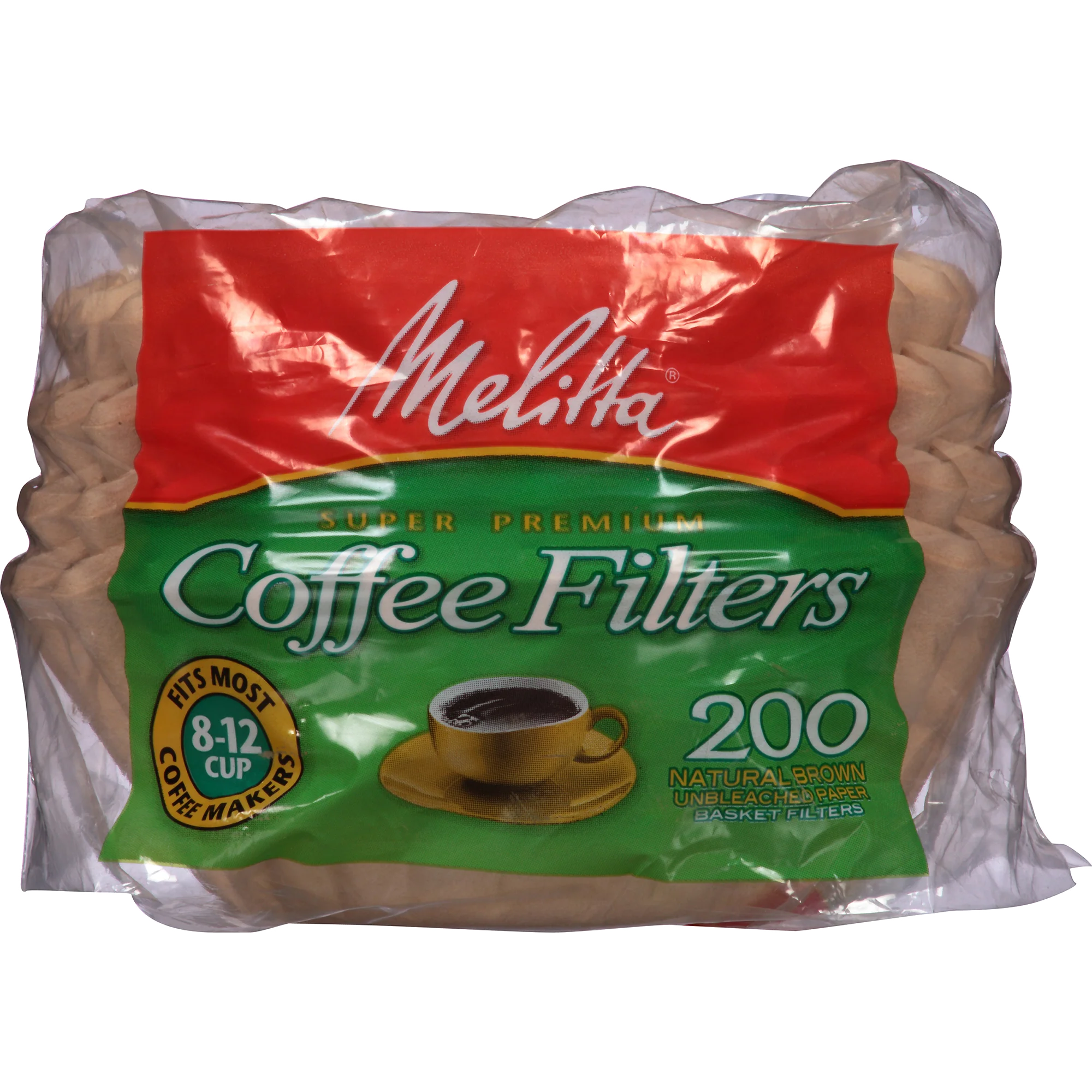 8-12 Cup Basket Filter Paper Natural Brown - 200 Count - Image 3