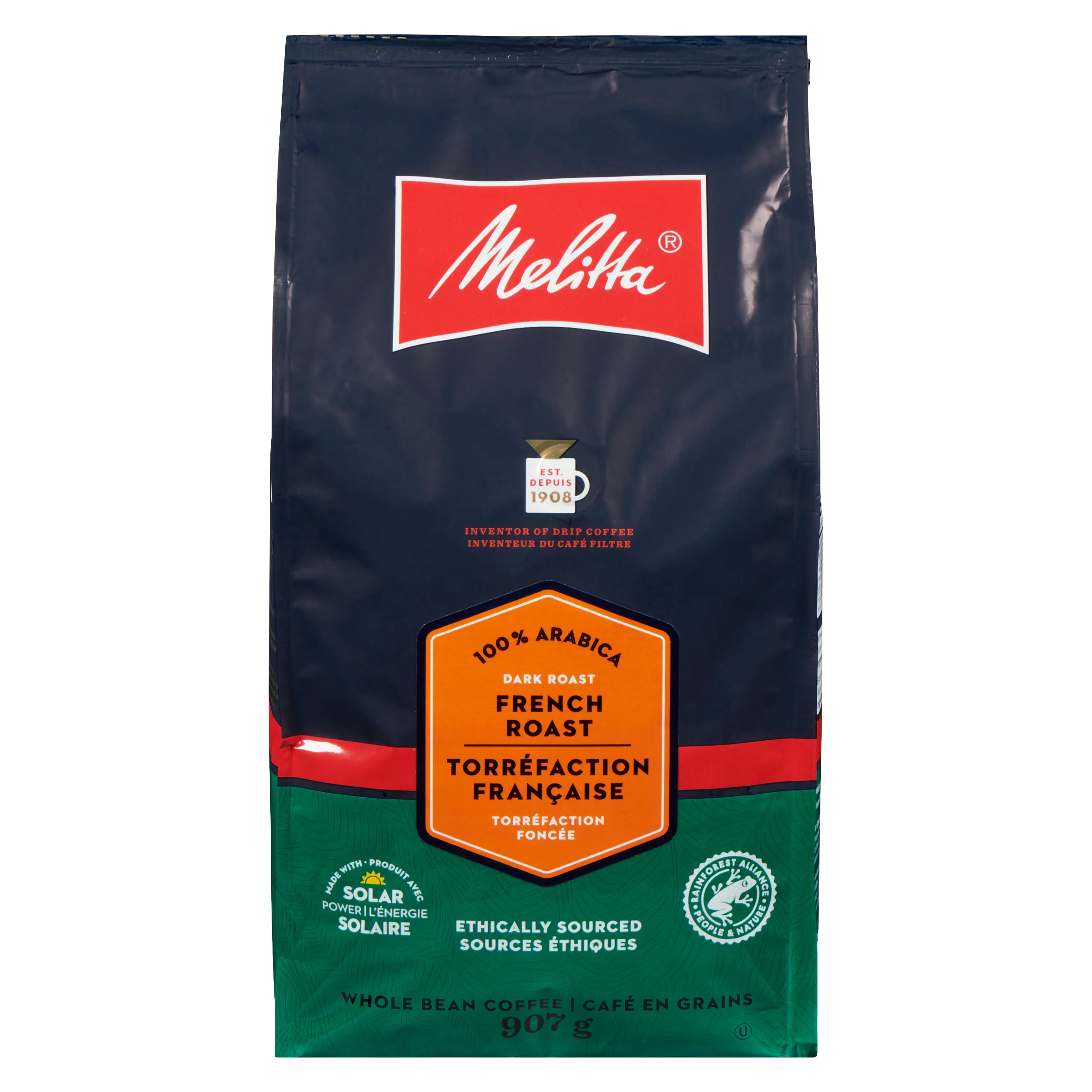 French Roast Whole Bean - Rainforest Alliance Certified - 2lb