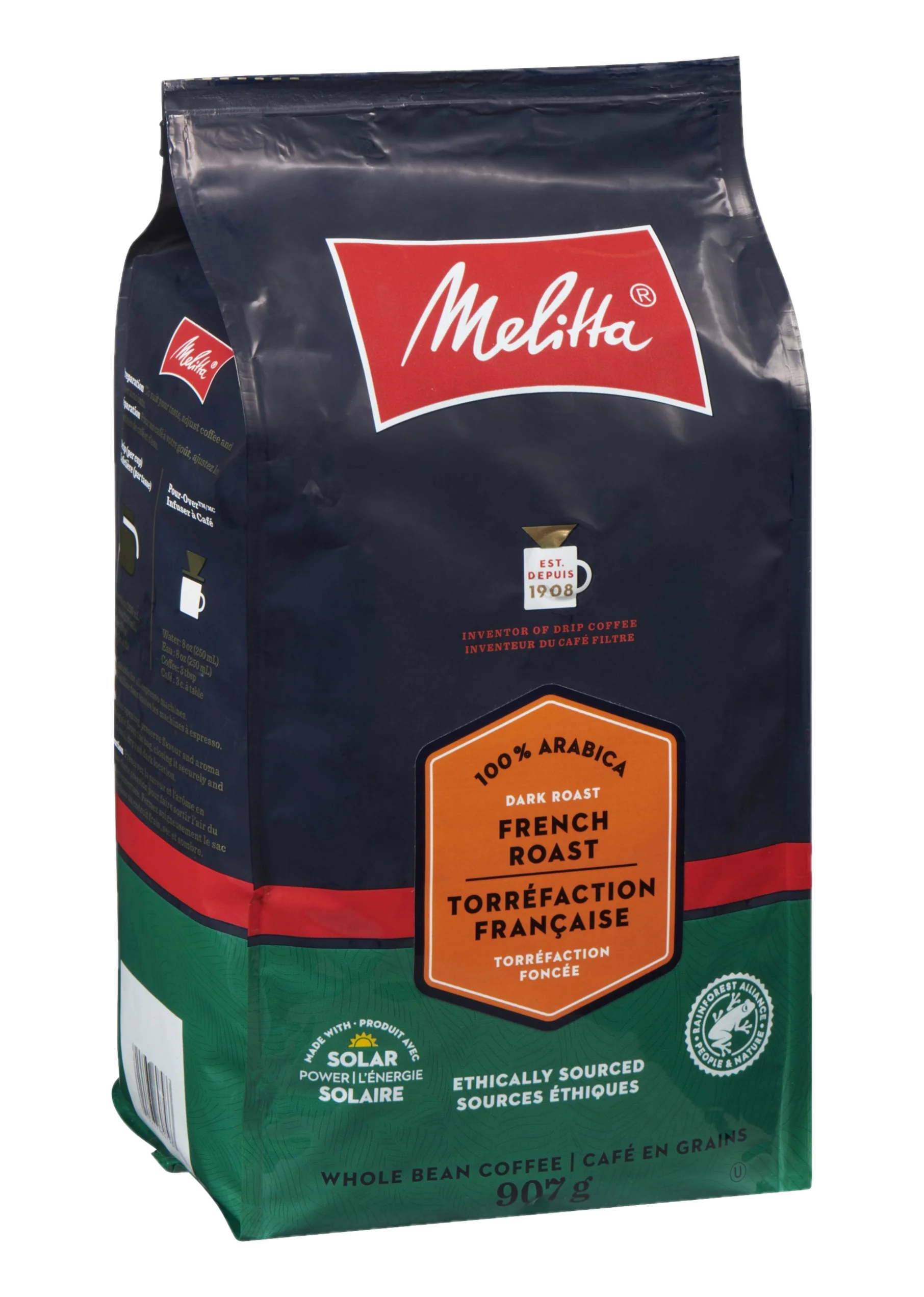 French Roast Whole Bean - Rainforest Alliance Certified - 2lb - Image 3