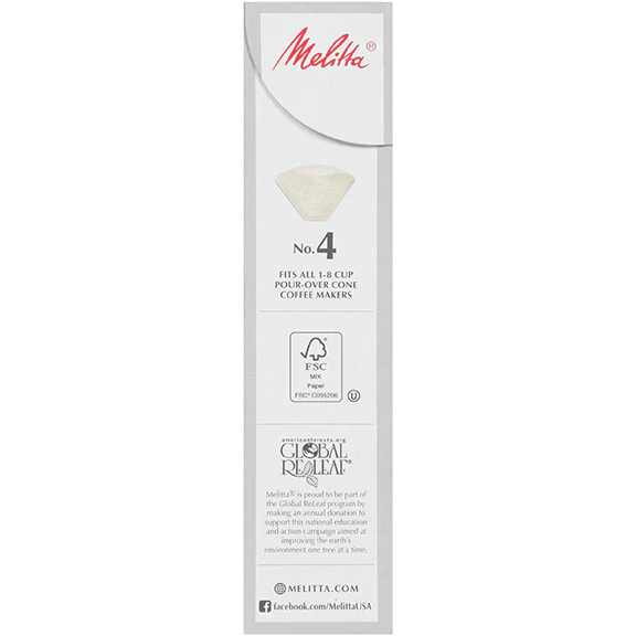Melitta No. 4 Pour-Over Coffee Filters - Image 5