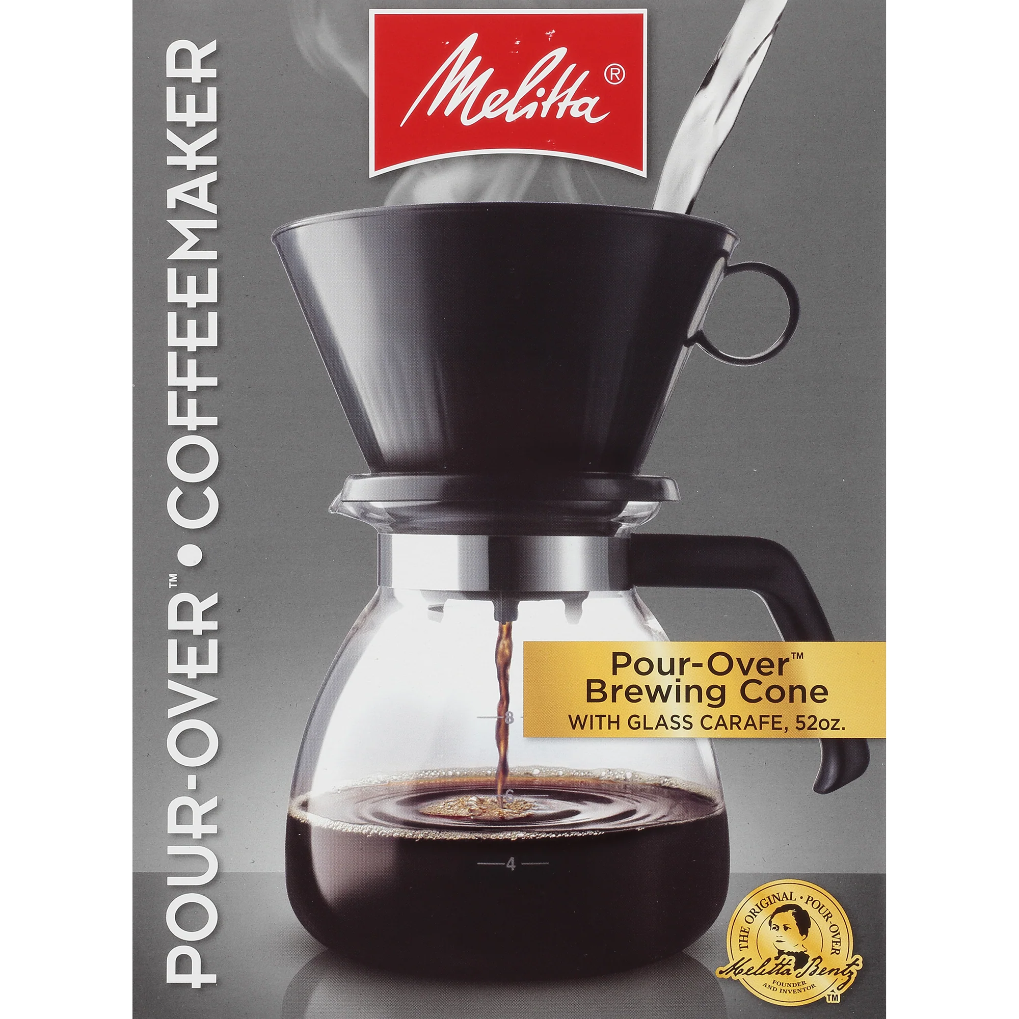 Pour-Over Coffeemaker & Glass Carafe Set (52oz) - Image 6