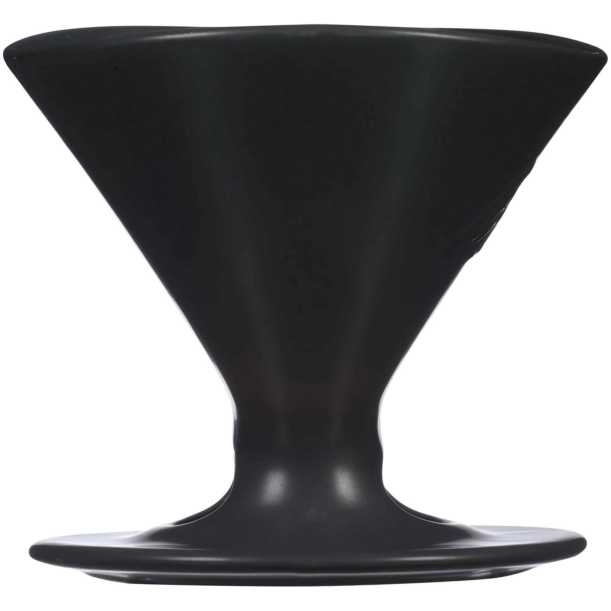 Signature Series 1-Cup Pour-Over Coffeemaker - Porcelain, Glossy Black - Image 3