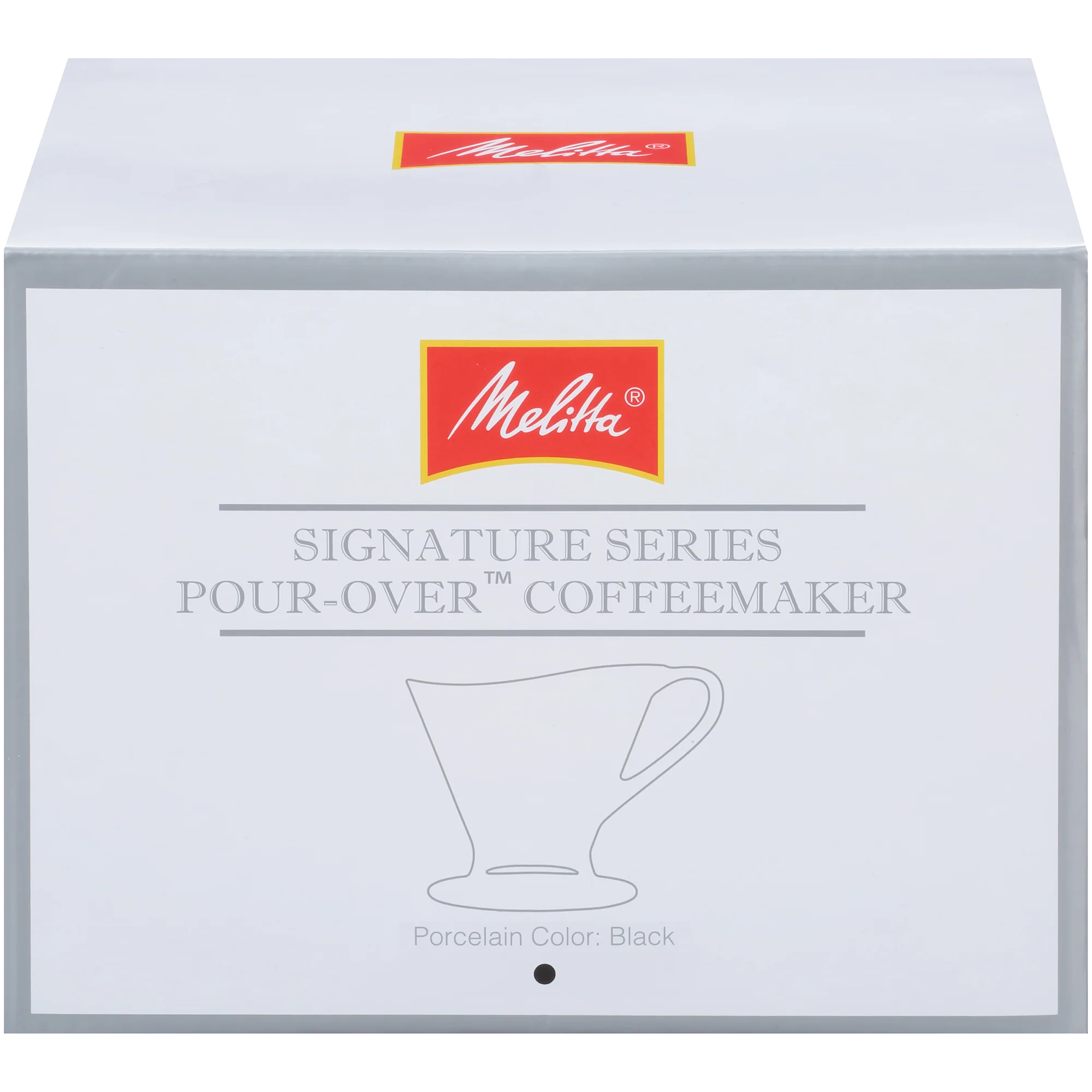 Signature Series 1-Cup Pour-Over Coffeemaker - Porcelain, Glossy Black - Image 9