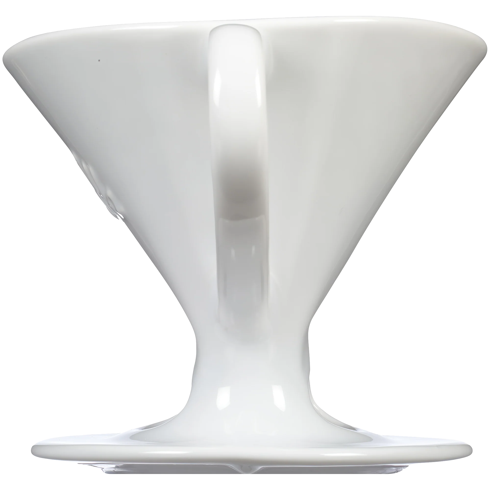 Signature Series 1-Cup Pour-Over Coffeemaker - Porcelain, White - Image 4