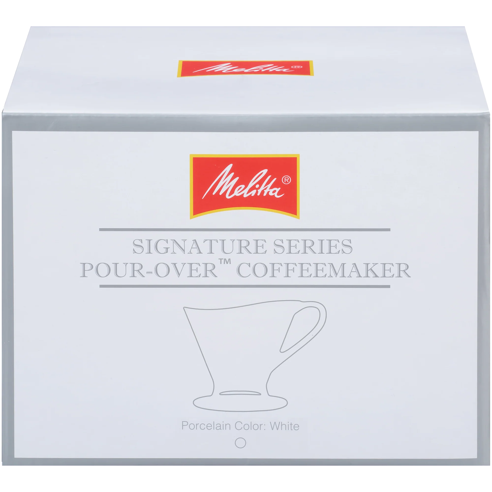 Signature Series 1-Cup Pour-Over Coffeemaker - Porcelain, White - Image 9