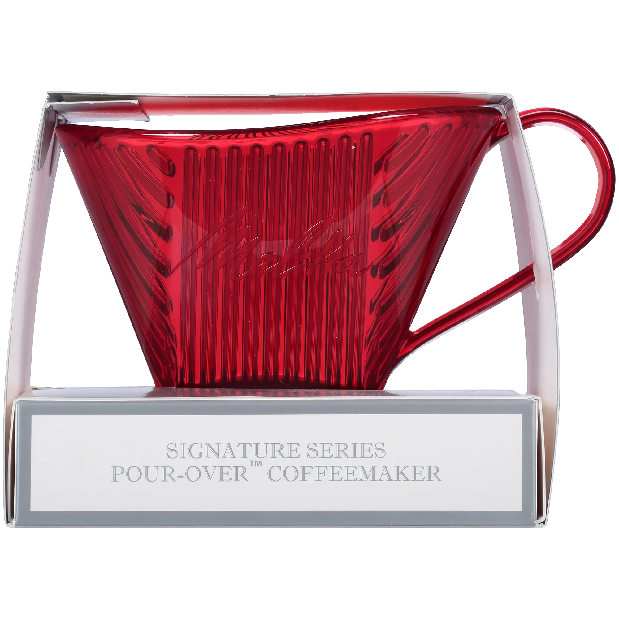 Signature Series 1-Cup Pour-Over Coffeemaker - Tritan™ Translucent Red - Image 4