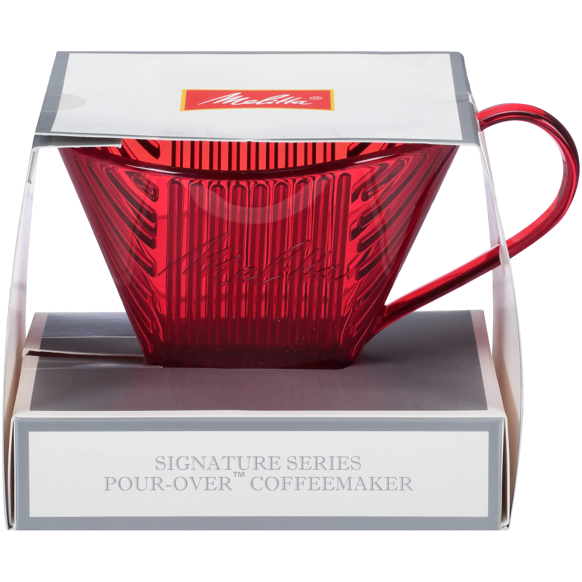 Signature Series 1-Cup Pour-Over Coffeemaker - Tritan™ Translucent Red - Image 5