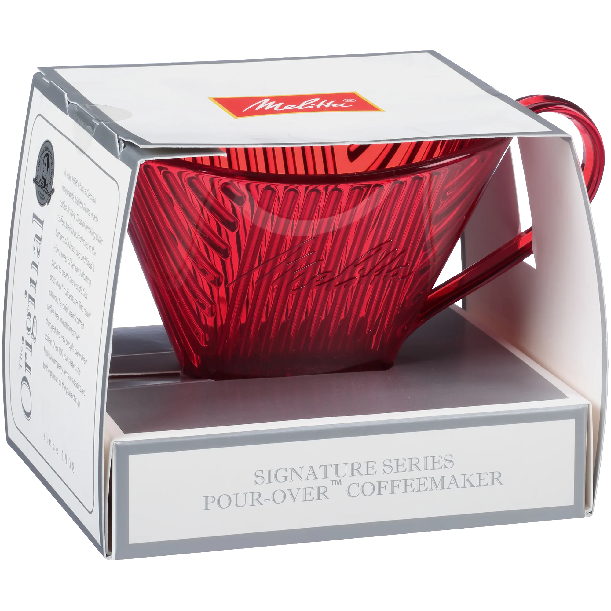 Signature Series 1-Cup Pour-Over Coffeemaker - Tritan™ Translucent Red - Image 7